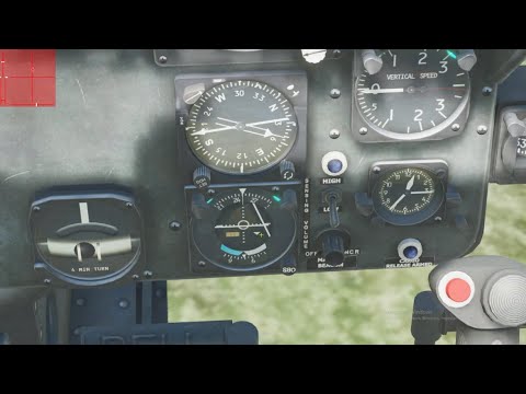 Видео: Радионавигация UH-1H по двум маякам: практика. Лекция в К.В.А.С., DCS World.