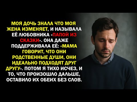 Видео: Моя дочь знала, что моя жена изменяет, и называла её любовника «Папой из сказки». Она даже...