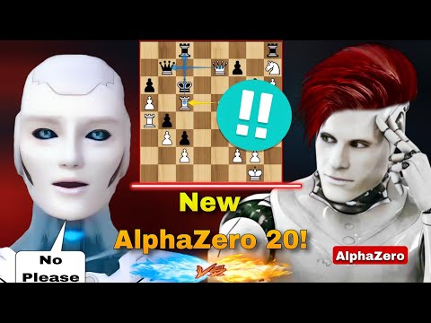 Видео: Совершенно новый AlphaZero 20 ПРЕКРАСНО победил Stockfish 18, словно бог | Stockfish против Alpha...