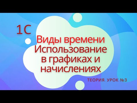 Видео: Виды времени.1С Подготовка к специалисту-консультанту по ЗКГУ. Урок №3