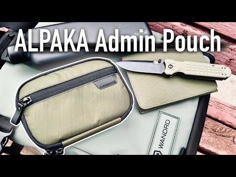 Видео: EDC органайзер ALPAKA Admin Pouch