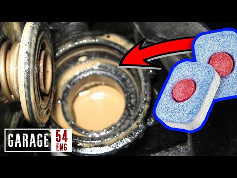 Видео: Промывка системы охлаждения эмульсией с помощью таблеток для посудомоечной машины — поможет ли это?