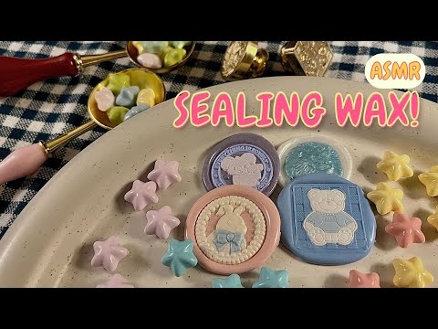 Видео: [ASMR] Красивое животное waxseal! Мило🐰🎀