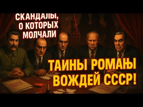 Видео: ТАИНЫЕ РОМАНЫ ВОЖДЕЙ СССР! 🔥 Сталин, Берия, Хрущёв и Брежнев — запретные страсти Кремля