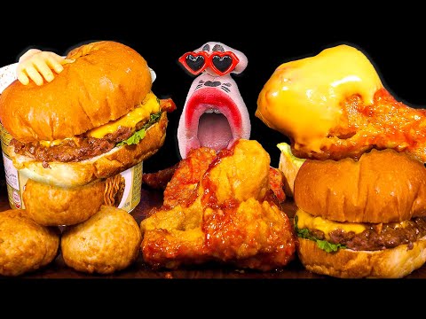 Видео: Приправленная курица высшего качества, бургер с говядиной и сыром, лапша с черной фасолью!
