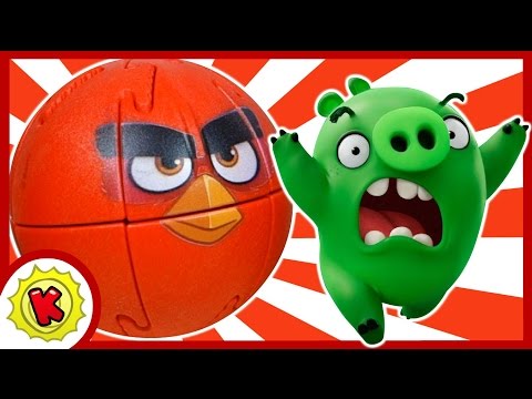 Видео: КРАШИКИ Энгри Бердз. Angry Birds. 3Д пазл. Игрушки.