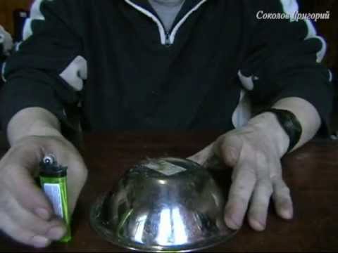 Видео: огонь от израсходованной кремневой зажигалки