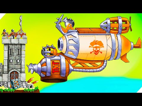 Видео: 100 ДНЕЙ С ПИРАТАМИ! Финал - Катапульта Атака пиратов. The CatapultClash With Pirates