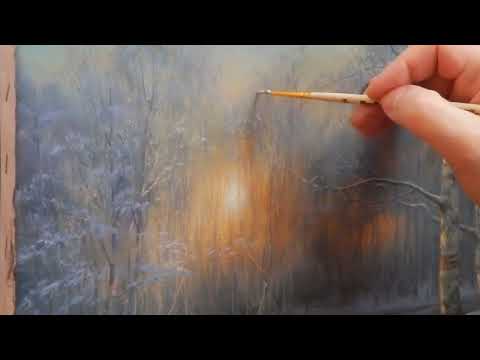 Видео: Пишем Зимний этюд Ч.3