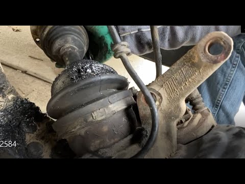 Видео: Передние мосты CV - замена (1999 QX4 / Pathfinder +190 тыс. миль)