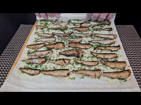 Видео: КОРОЛЕВСКАЯ ЗАКУСКА!🔥Беру банку шпротов и лаваш! Век живи - век учись! Этот рецепт придумал гений!!!