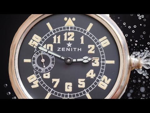 Видео: Часы Zenith Замена оси баланса , цанговый перевод стрелок . Ремонт . Репассаж .