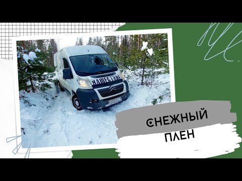 Видео: Снежный плен.Vanlife.Выходные в лесу.