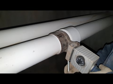 Видео: Пайка пластиковых труб ППР 110. Технология сварки. Инструмент для пайки труб ППР. Полипропилен