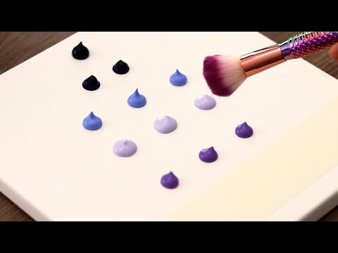 Видео: ❄️Картина зимнего дерева | Акриловая картина #554