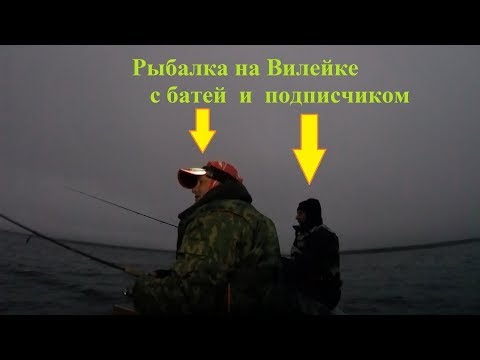 Видео: Ловля щуки и окуня на Вилейском водохранилище с батей и подписчиком