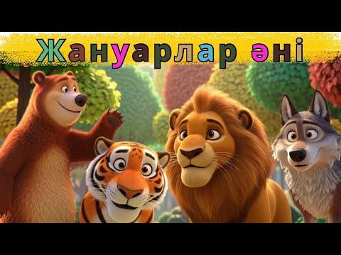 Видео: Балаларға арналған әндер | Жануарлар туралы балалар әні | Қазақша мультфильм