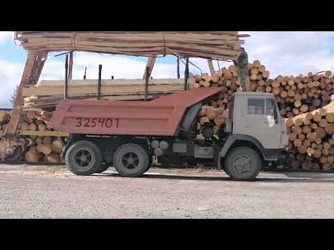 Видео: Везу горбыль на камазе.