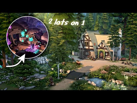 Видео: Белоснежка и семь гномов: коттедж + шахта | The Sims 4 Build ✨