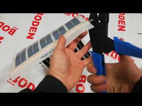 Видео: Как подключить коннектор, клипсу "крокодил" к инфракрасной пленке правильно