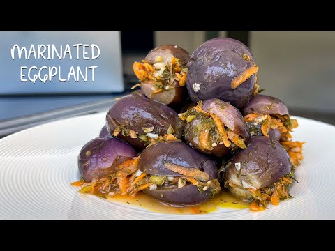 Видео: Маринованные мини баклажаны