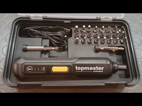 Видео: Отвертка акумулаторна TopMaster COMPACT