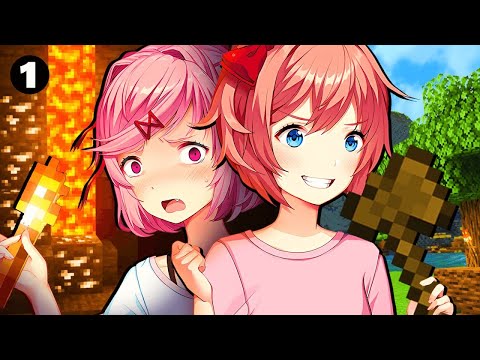 Видео: Литературный клуб играет в майнкрафт (DDLC Анимация)