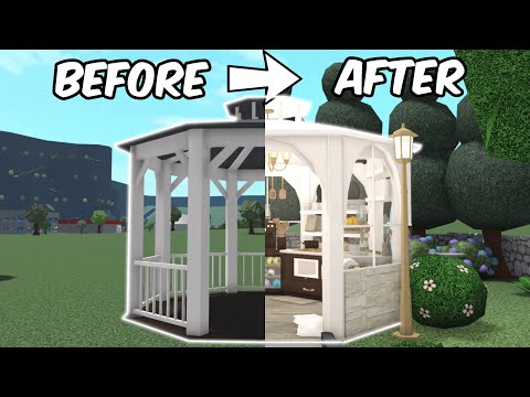 Видео: Превращение беседки в дом в Блоксбурге