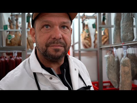 Видео: Искусство изготовления колбасы!! Мясная лавка Гамбурга | еженедельный рынок