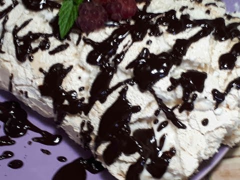 Видео: ЗАПЕЧЕННЫЙ РУЛЕТ ИЗ МЕРЕНГИ С БАНАНОМ