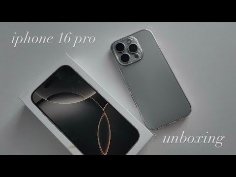 Видео: распаковка айфона 16 про / кастомизация 🦋 / iphone 16 pro unboxing, 1TB / aesthetic ☀️
