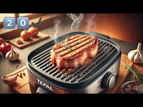 Видео: Приготовление стейков 🥩 на электрогриле Tefal 👍