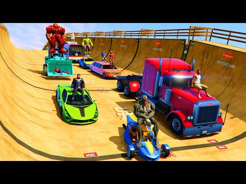 Видео: КЕК АЛУШЫЛАР ҮЛКЕН РАМПАДА ЖАРЫСТЫ (GTA V)