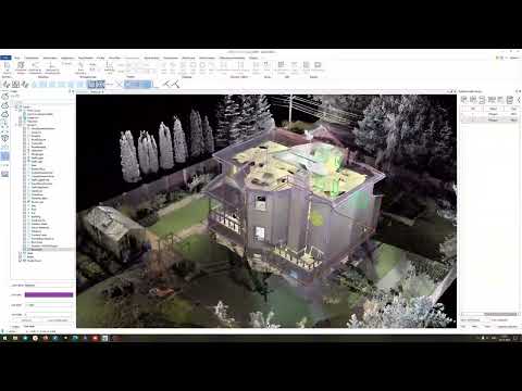 Видео: Векторизация  Фасадов и Помещений в LiDAR360 MLS v.8