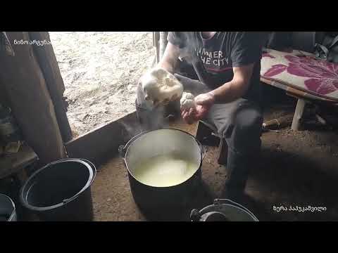 Видео: მარტვილი-ლებარდე. როგორ მზადდება სულგუნი. Martvili-Lebarde. How is Sulgun prepared? Мартвили-Лебарде