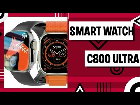 Видео: Smart Watch C800 Ultra - неплохие смарт часы за 15$