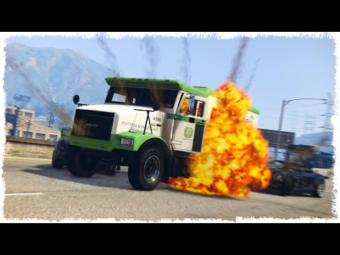 Видео: УЖАСНАЯ АВАРИЯ С ГРУЗОВИКОМ!!! СМЕРТЕЛЬНАЯ АВТОКОЛОННА В GTA ONLINE!!!