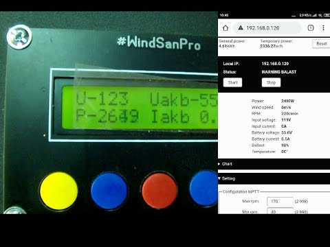 Видео: Самый объективный тест контроллера WindSanPro для ветрогенератора, и немного о двухвостом ветряке