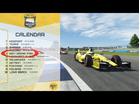 Видео: ЧЕМПИОНАТ VRC 2025 | IndyCar 2014  Round 4 - Indianapolis Grand Prix (Road Course)