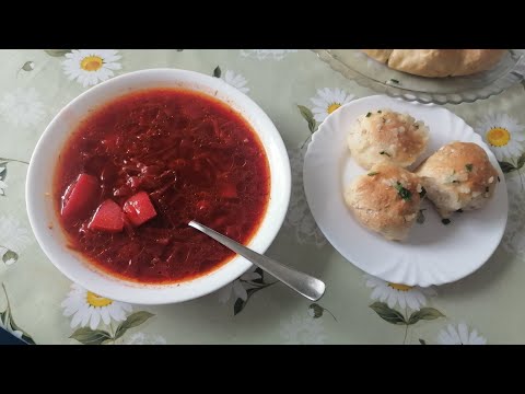 Видео: Vegan Вorscht💖Борщ по-веганськи + пампушки з часничком