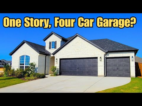 Видео: Откройте для себя невероятную планировку дома в Мидлотиане на 4 машины