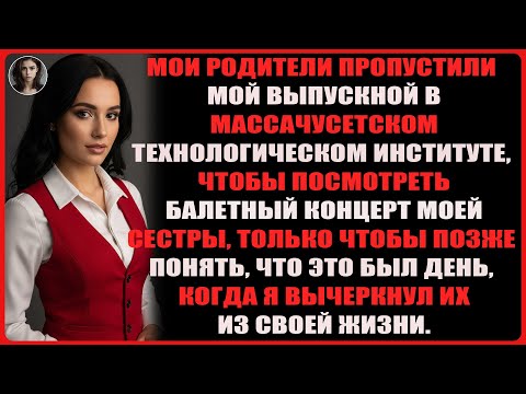 Видео: Мои родители пропустили мою церемонию выпуска из MIT, чтобы пойти на балетный концерт моей сестры...