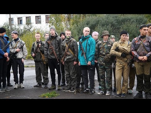 Видео: Вологда. Школа №29. Областной финал игры "Зарница - 2018"