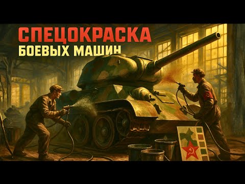 Видео: СЕКРЕТНАЯ СПЕЦОКРАСКА боевых машин СССР