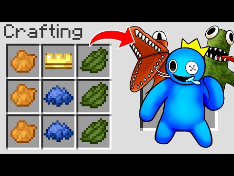 Видео: КАК СКРАФТИТЬ РАДУЖНЫХ ДРУЗЕЙ В МАЙНКРАФТ ! СЕКРЕТНЫЙ КРАФТ ROBLOX RAINBOW FRIENDS MINECRAFT