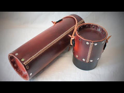 Видео: Кожаный тубус (Leather Tube Box)