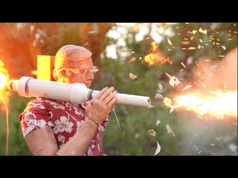 Видео: Вот почему картофельные пушки опасны.