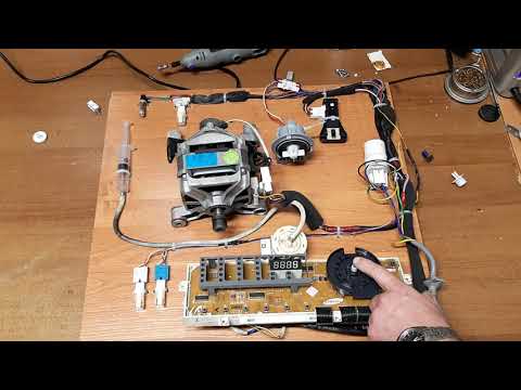 Видео: Стиральная машина samsung те же болячки 450v10uf и tny266pn.