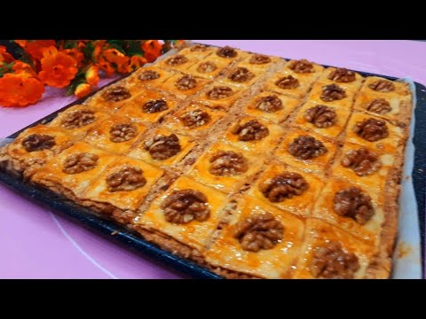 Видео: 😍ЭТО СТОИТ ПОПРОБОВАТЬ Тает во рту! ГОТОВЛЮ на ЗАКАЗ✅Вот почему ЛУЧШЕ❗ Меренговой Пахлава с Орехами.