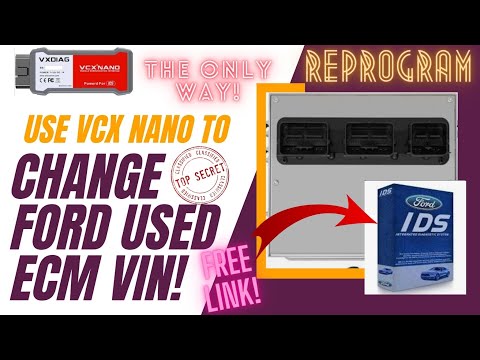 Видео: Программирование Б/У блока управления двигателем Ford F150 2004-2008 гг. Измените номер VIN с пом...